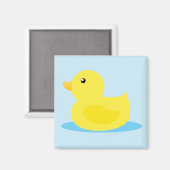 Bath Time Yellow Duck Magneet (Voorkant / Achterkant)