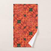 Bath Towel Set Oranje Begonia Bad Handdoek (Handdoek)