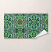Bath Towel set Peacock Feathers Bad Handdoek (Handdoek)