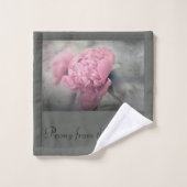 Bath Towel set Peony from the Garden  Bad Handdoek (Wasdoekje)
