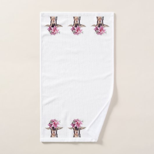 Bath Towel stelde Lily in het geit Bad Handdoek (Handdoek)