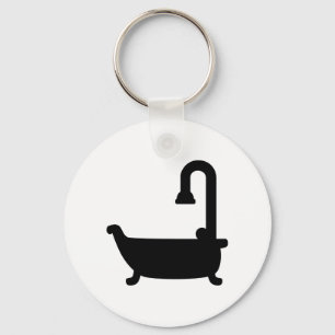 Bath tub douche sleutelhanger