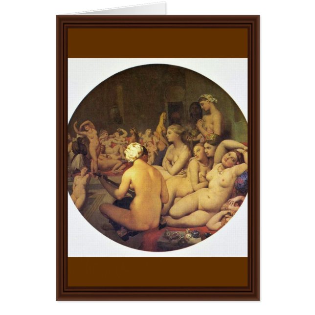 Bath turc (Tondo) par Ingres Jean Auguste font (Devant)
