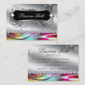 Bath Visitekaartje Nail Salon Zebra Bold (Voorkant / Achterkant)