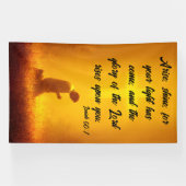 Bathed in Grace: The Light of Isaiah 60:1 Spandoek (Horizontaal)