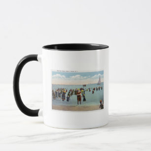 Bathers aan de Beach Mok