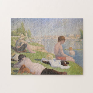 Bathers at Asnieres door Georges Seurat Legpuzzel