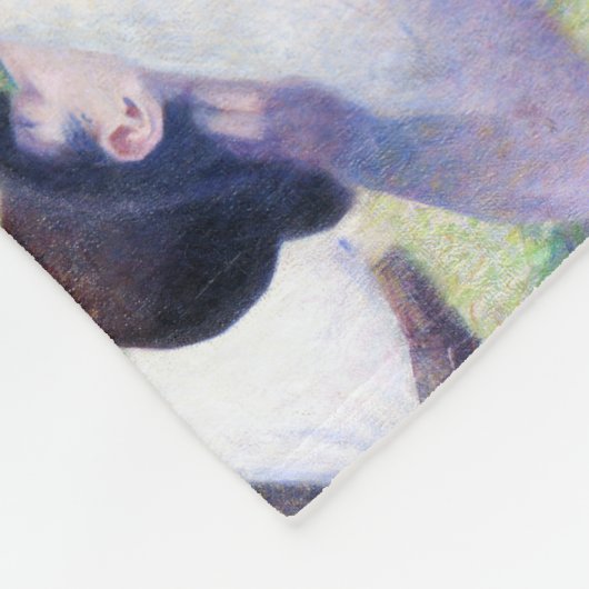 Bathers in Asnieres, Seurat Fleece Deken (Hoek)