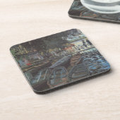 Bathers in La Grenouillère by Claude Monet Bier Onderzetter (Linkerzijde)