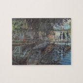 Bathers in La Grenouillère by Claude Monet Legpuzzel (Horizontaal)