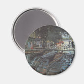 Bathers in La Grenouillère by Claude Monet Magneet (Voorkant / Achterkant)