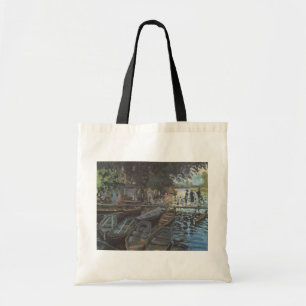 Bathers in La Grenouillère by Claude Monet Tote Bag