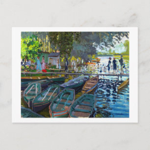 Bathers in La Grenouillere Claude Monet Briefkaart