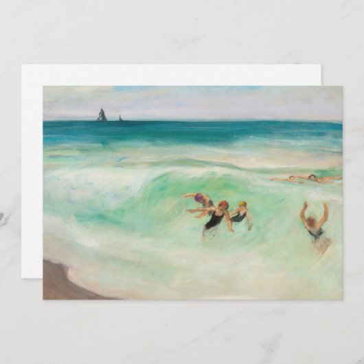 Bathers in the Wave Henri Lebasque | (Voorkant / Achterkant)