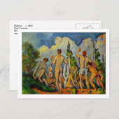 Bathers van Paul Cezanne Briefkaart (Voorkant / Achterkant)