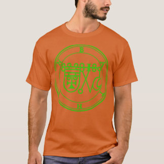 Bathin Sigil kent de virtualiteit van Herbs Green T-shirt
