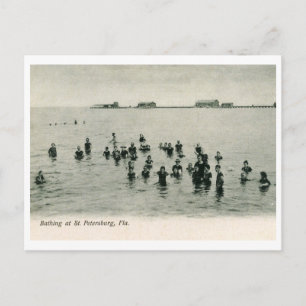 Bathing at St. Petersburg, FL 1906 Briefkaart