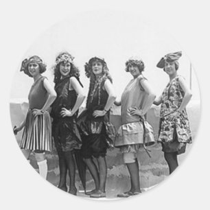 Bathing Beauties Ronde Sticker