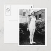 Bathing Beauty, begin jaren 1900 Briefkaart (Voorkant / Achterkant)