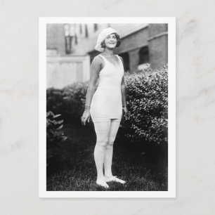 Bathing Beauty, begin jaren 1900 Briefkaart