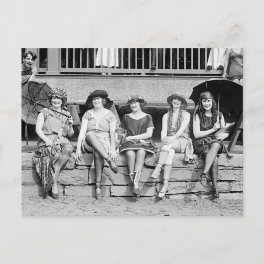 Bathing Beauty Costume Contest  Glamor Briefkaart (Voorkant)