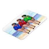 Bathing Beauty Magnet Magneet (Linkerzijde)