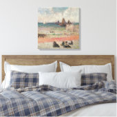 Bathing Dieppe van Paul Gauguin,  fijne kunst Canvas Afdruk (Insitu (Slaapkamer))