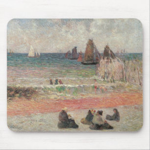 Bathing Dieppe van Paul Gauguin, fijne kunst Muismat