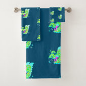 Bathing Nessie Bad Handdoek (Insitu)