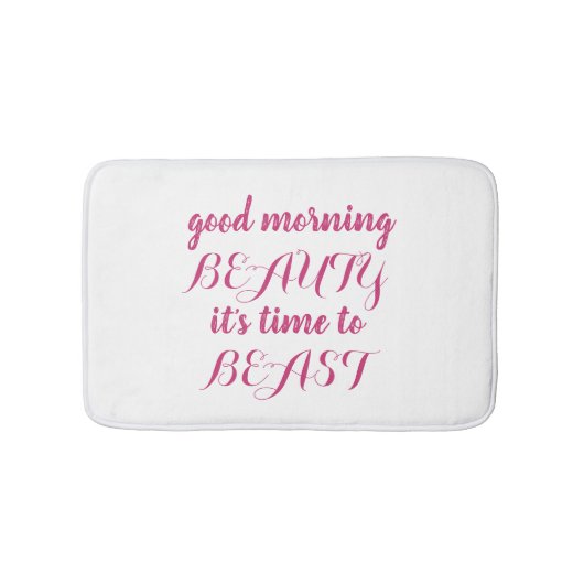 Bathmat - Beauty Beast Badmat (Voorkant)