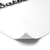 Bathroom Bezet Poster (Hoek)