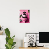 Bathroom Black Labrador Print Funny Posters Dog on (Bureau à domicile)