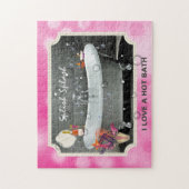 Bathroom Bubbles Splish Splash Cute Legpuzzel (Verticaal)