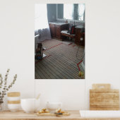 Bathroom DIY Verwarmde vloer Poster (Keuken)
