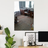 Bathroom DIY Verwarmde vloer Poster (Thuiskantoor)