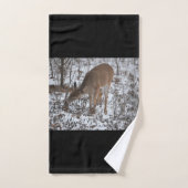 Bathroom doek set 3 stuks-Wildlife-Deer Bad Handdoek (Handdoek)