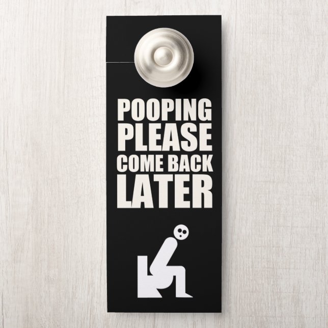 Bathroom door Hanger (Op knop)