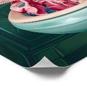 Bathroom Fawn French Bulldog Print Funny Poster Fr (Coin)