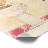 Bathroom—gelieve te zijn geplaatst poster (Hoek)