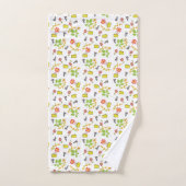 Bathroom Handdoeken stelt kaasmuizen Muizen Floral (Handdoek)