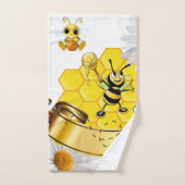 Bathroom Handdoekjes Stelt Bumblebee Witte Dagen i Bad Handdoek (Handdoek)