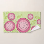 Bathroom-handdoekset, roze rozen bad handdoek (Handdoek)