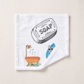 Bathroom-handdoeksets zeep bad handdoek (Wasdoekje)