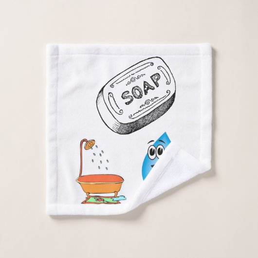 Bathroom-handdoeksets zeep bad handdoek (Wasdoekje)