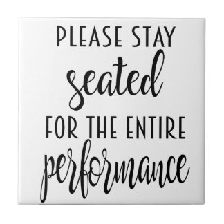 Bathroom Humor Sign, Toilet Humor Ceramic Tegel Tegeltje