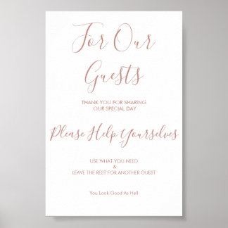 Bathroom-mandje voor gebeurtenissen poster