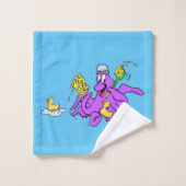 Bathroom Octopus Cartoon Bath Towel Set Bad Handdoek (Wasdoekje)