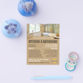 Bathroom Portret, keuken en badkamer Fitter Flyer (Enkel)