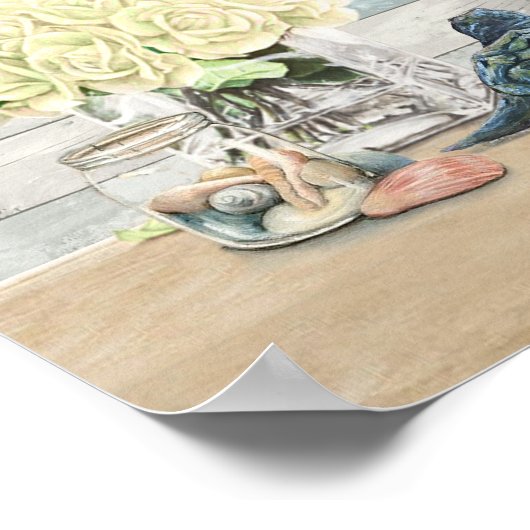 Bathroom Rules Turtle Poster (Hoek)