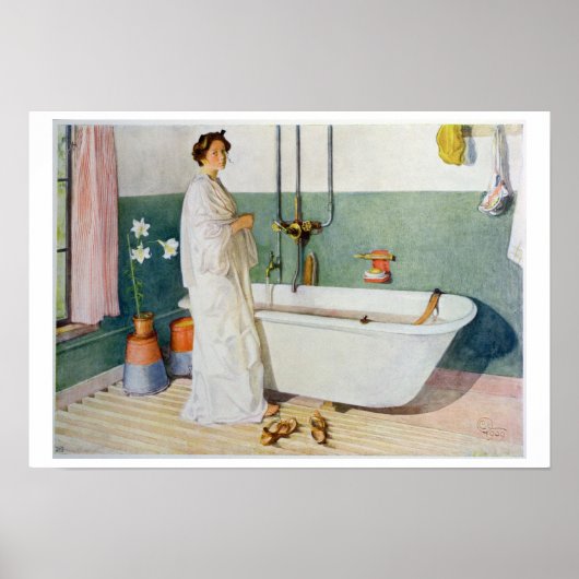 Bathroom Scene - Lisbeth, pub in 'Lasst Licht Hin' Poster (Voorkant)